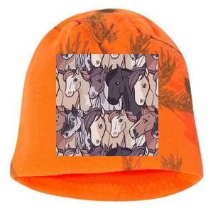 Horses Farm Animal Kati - Camo Knit Beanie