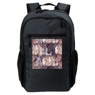 Horses Farm Animal Daily Commute Backpack