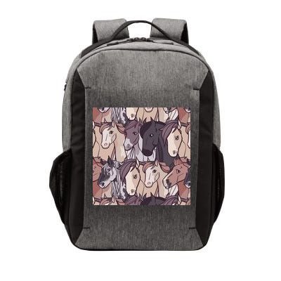 Horses Farm Animal Vector Backpack