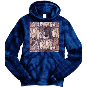 Horses Farm Animal Tie Dye Hoodie