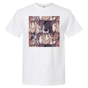 Horses Farm Animal Garment-Dyed Heavyweight T-Shirt