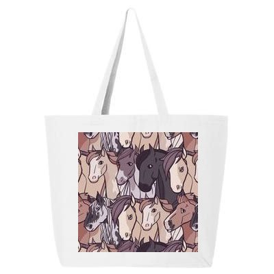 Horses Farm Animal 25L Jumbo Tote