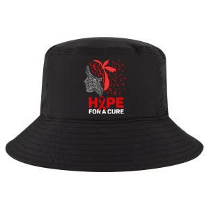 Hope For A Cure Red Ribbon National HIV Awareness Month Cool Comfort Performance Bucket Hat