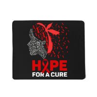 Hope For A Cure Red Ribbon National HIV Awareness Month Mousepad