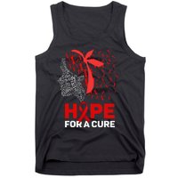 Hope For A Cure Red Ribbon National HIV Awareness Month Tank Top