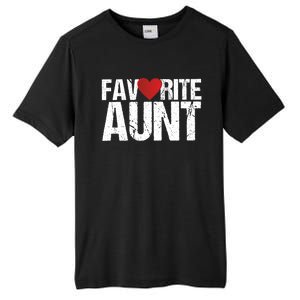 Heart Favorite Aunt Funny Gift Tall Fusion ChromaSoft Performance T-Shirt