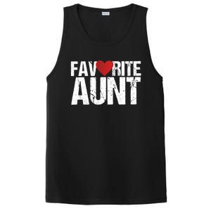 Heart Favorite Aunt Funny Gift PosiCharge Competitor Tank