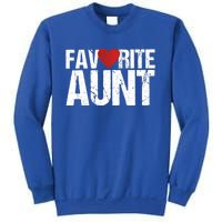 Heart Favorite Aunt Funny Gift Sweatshirt