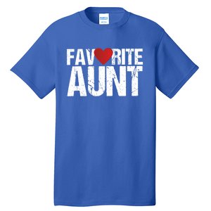 Heart Favorite Aunt Funny Gift Tall T-Shirt