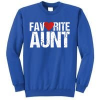 Heart Favorite Aunt Funny Gift Tall Sweatshirt