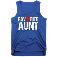 Heart Favorite Aunt Funny Gift Tank Top