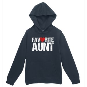 Heart Favorite Aunt Funny Gift Urban Pullover Hoodie