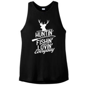 Hunting, Fishing and Loving everyday Sport Ladies PosiCharge Tri-Blend Wicking Tank