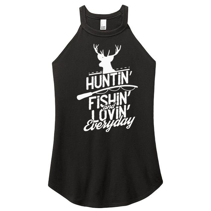 Hunting, Fishing and Loving everyday Sport Women's Perfect Tri Rocker Tank