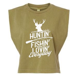 Hunting, Fishing and Loving everyday Sport Garment-Dyed Women's Muscle Tee