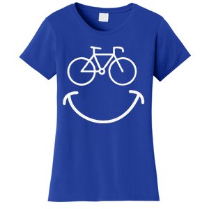 Happy Face Bike Cycling And Cyclist Women's T-Shirt