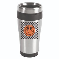 Happy Face Basketball Lover Smile Face Funny Smiling 16oz Travel Tumbler