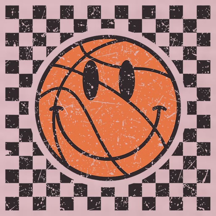Happy Face Basketball Lover Smile Face Funny Smiling 25L Jumbo Tote