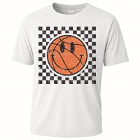 Happy Face Basketball Lover Smile Face Funny Smiling Performance Shirt