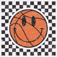 Happy Face Basketball Lover Smile Face Funny Smiling Performance Shirt