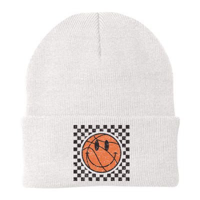Happy Face Basketball Lover Smile Face Funny Smiling Beanie