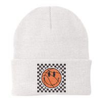 Happy Face Basketball Lover Smile Face Funny Smiling Beanie