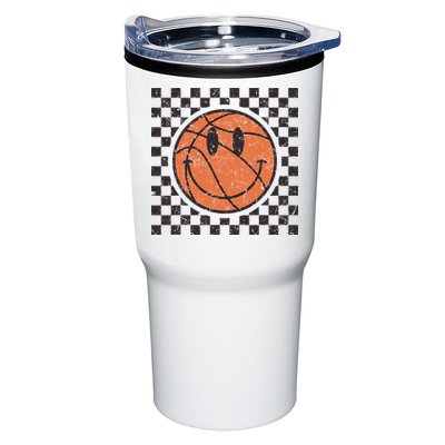 Happy Face Basketball Lover Smile Face Funny Smiling Tumbler