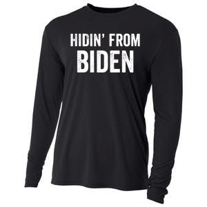 Hidin From Biden Cooling Performance Long Sleeve Crew