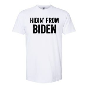 Hidin From Biden Softstyle CVC T-Shirt