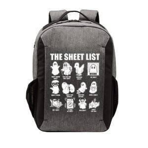 Halloween Funny Boo Sheet Halloween The Sheet List Vector Backpack