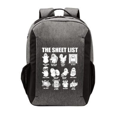 Halloween Funny Boo Sheet Halloween The Sheet List Vector Backpack