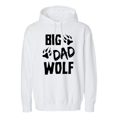 Halloween Funny Big Dad Wolf Garment-Dyed Fleece Hoodie