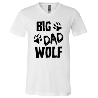 Halloween Funny Big Dad Wolf V-Neck T-Shirt