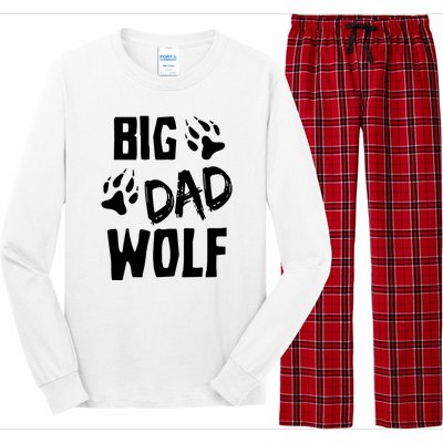 Halloween Funny Big Dad Wolf Long Sleeve Pajama Set