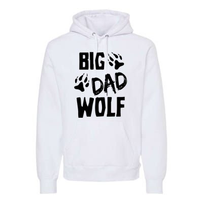 Halloween Funny Big Dad Wolf Premium Hoodie