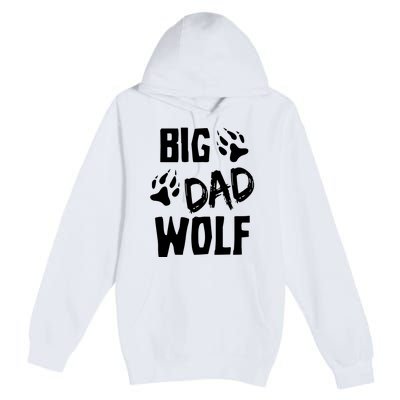 Halloween Funny Big Dad Wolf Premium Pullover Hoodie