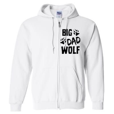 Halloween Funny Big Dad Wolf Full Zip Hoodie