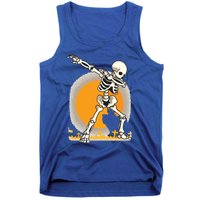 Halloween For Boy Kids Girl Dabbing Skeleton Costume Tank Top