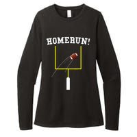 Homerun Football Baseball Sports Mix Up Humor Womens CVC Long Sleeve Shirt