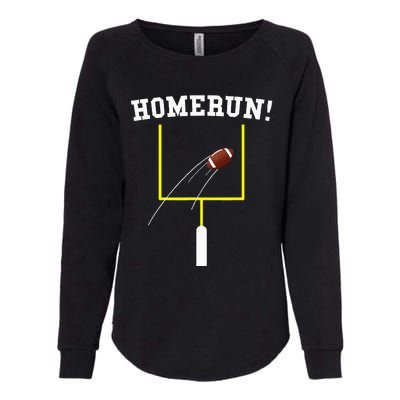 Homerun Football Baseball Sports Mix Up Humor Womens California Wash Sweatshirt