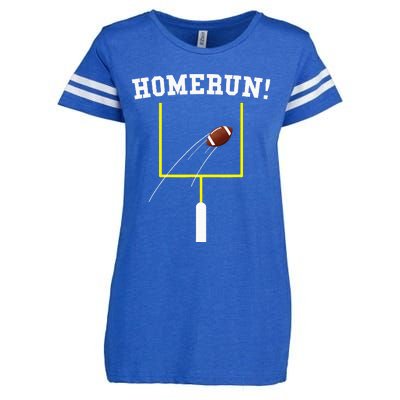 Homerun Football Baseball Sports Mix Up Humor Enza Ladies Jersey Football T-Shirt