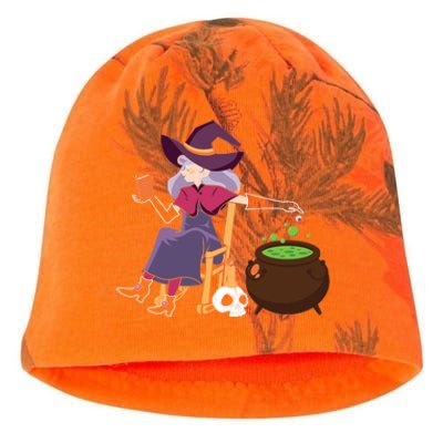 Halloween Funny Broomstick Witch Witches Be Crazy Gift Kati - Camo Knit Beanie