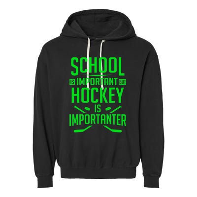 Hockey For Boy 8-12 Ice Hockey Player Garment-Dyed Fleece Hoodie