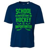 Hockey For Boy 8-12 Ice Hockey Player Cooling Performance Crew T-Shirt