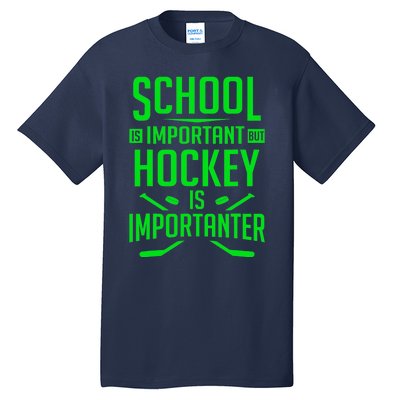 Hockey For Boy 8-12 Ice Hockey Player Tall T-Shirt