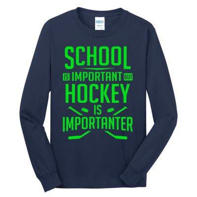 Hockey For Boy 8-12 Ice Hockey Player Tall Long Sleeve T-Shirt