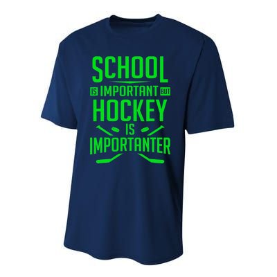 Hockey For Boy 8-12 Ice Hockey Player Performance Sprint T-Shirt