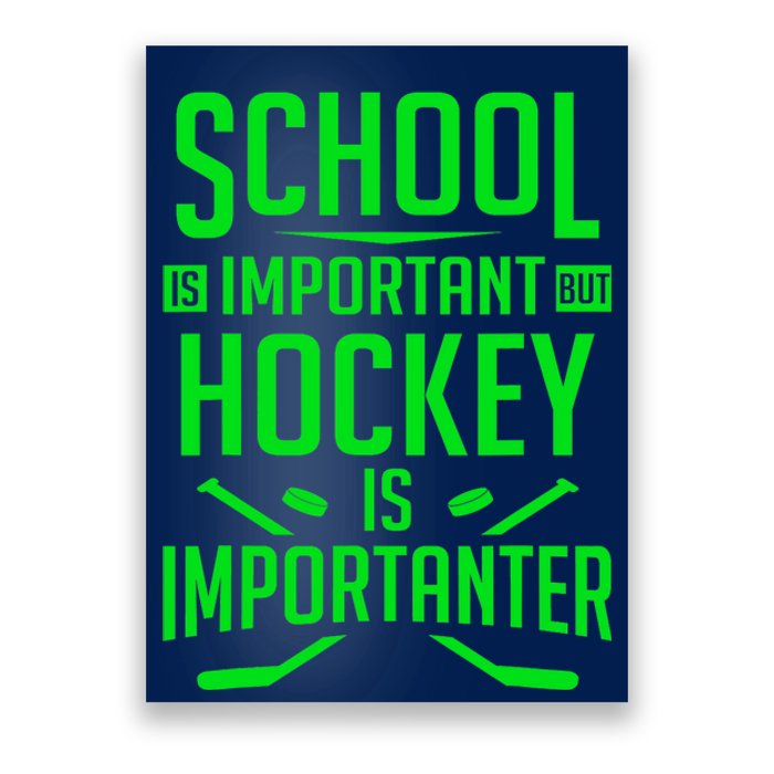 Hockey For Boy 8-12 Ice Hockey Player Poster