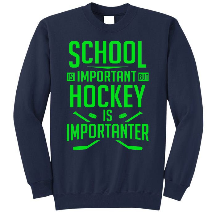 Hockey For Boy 8-12 Ice Hockey Player Tall Sweatshirt