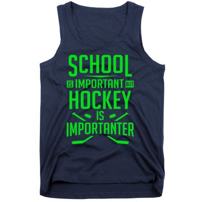 Hockey For Boy 8-12 Ice Hockey Player Tank Top